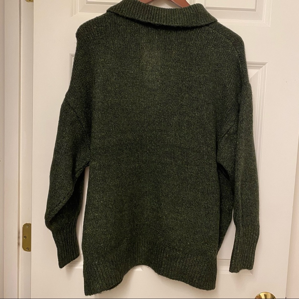 Marled Half-Buttoned Sweater - Picture 5 of 7